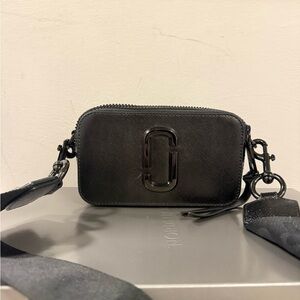 Never Worn Marc Jacobs Black Double J Crossbody Bag